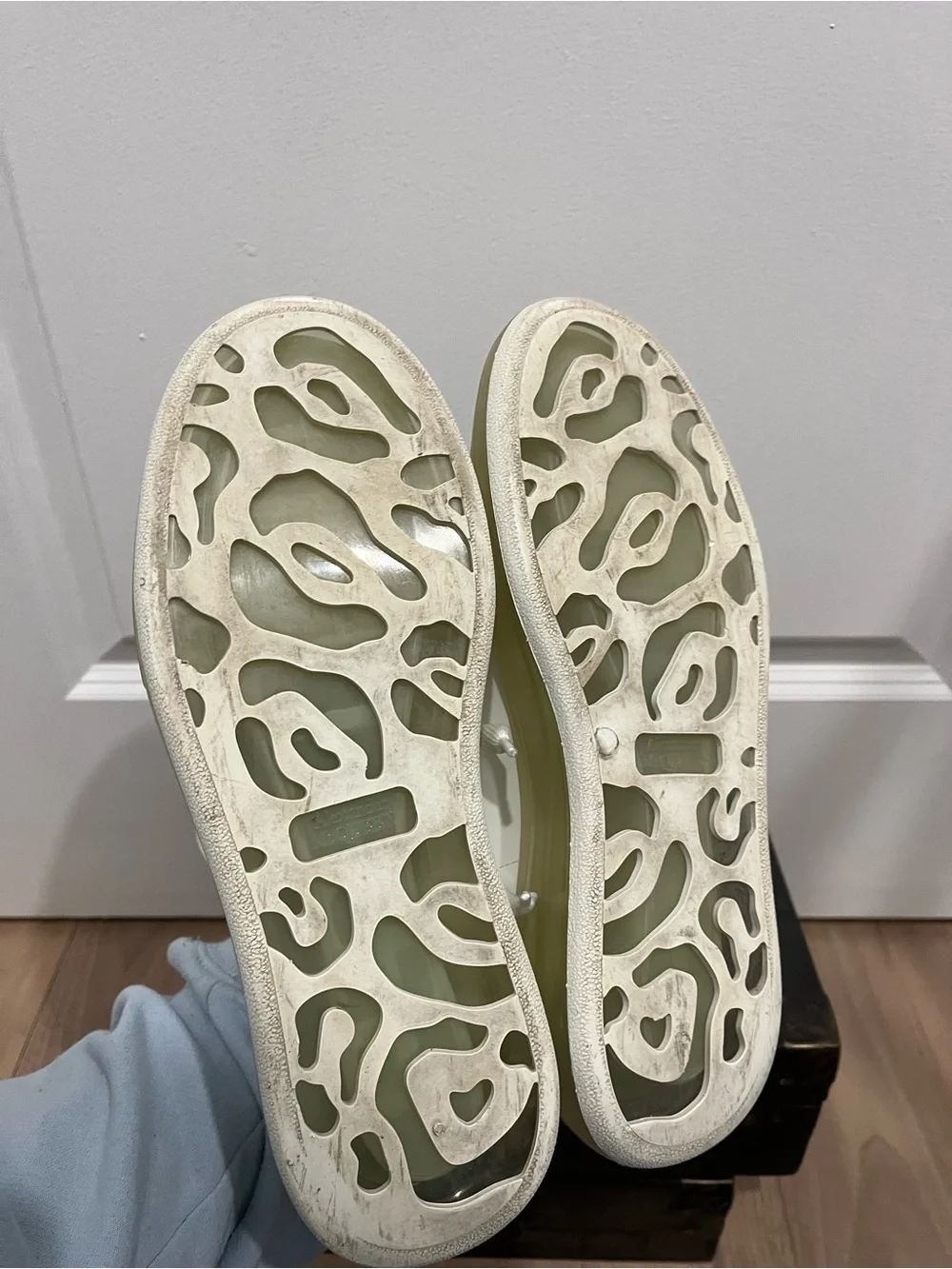 Alexander McQueen White and Silver Sneaker Box